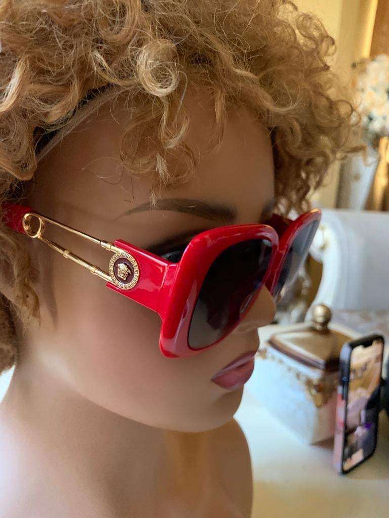 Designer red sunglasses-ghfempire.com