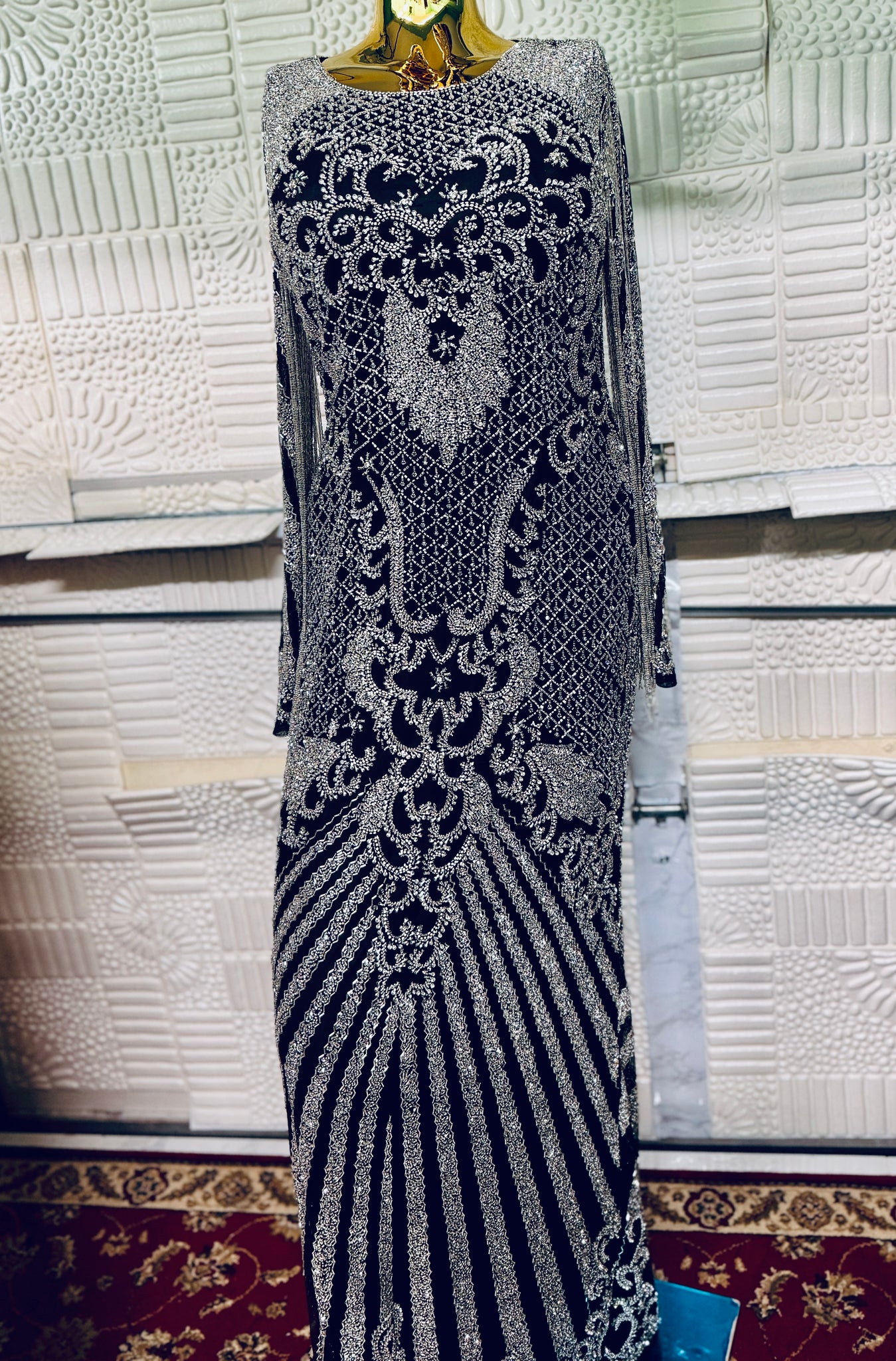 Gorgeous beaded evening dress Godshandfashion Gorgeous beaded evening dress Godshandfashion