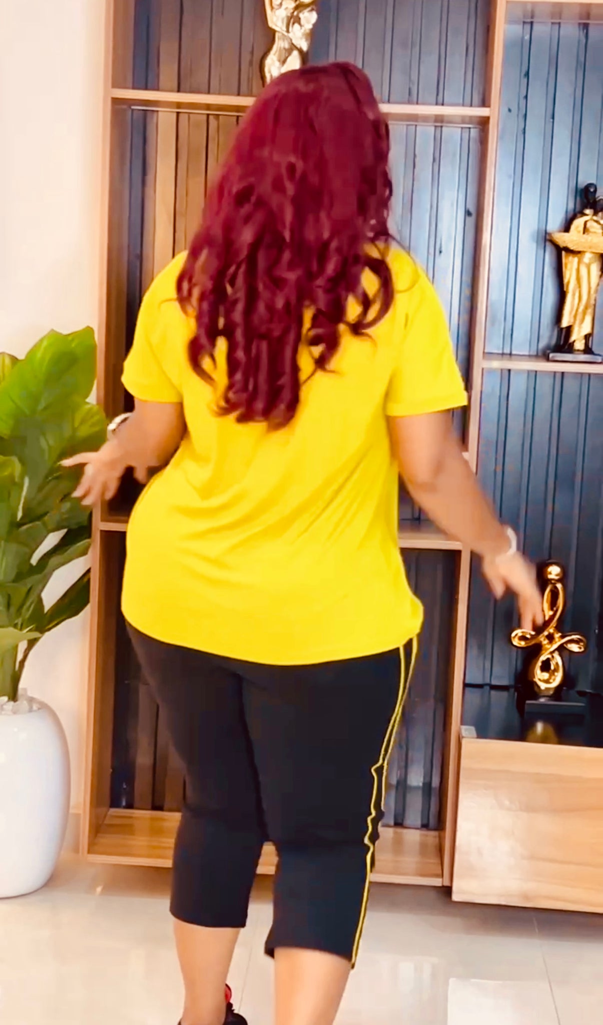 Yellow women casual set