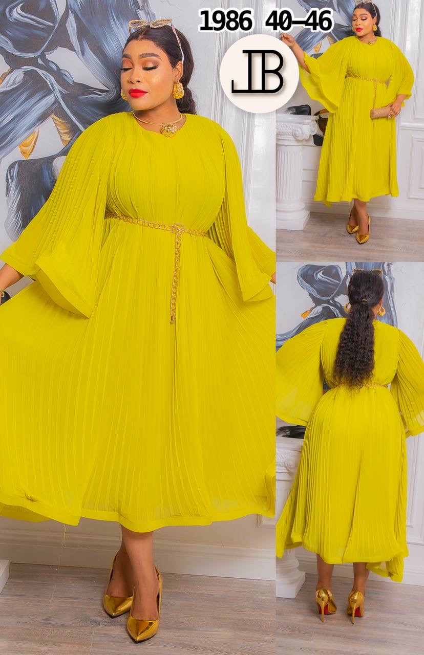 Lemon Short pleated gorgeous dress