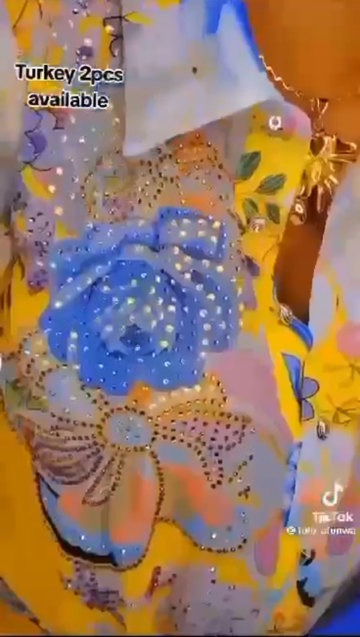 Luxury Yellow Power Set with Statement Embellishments