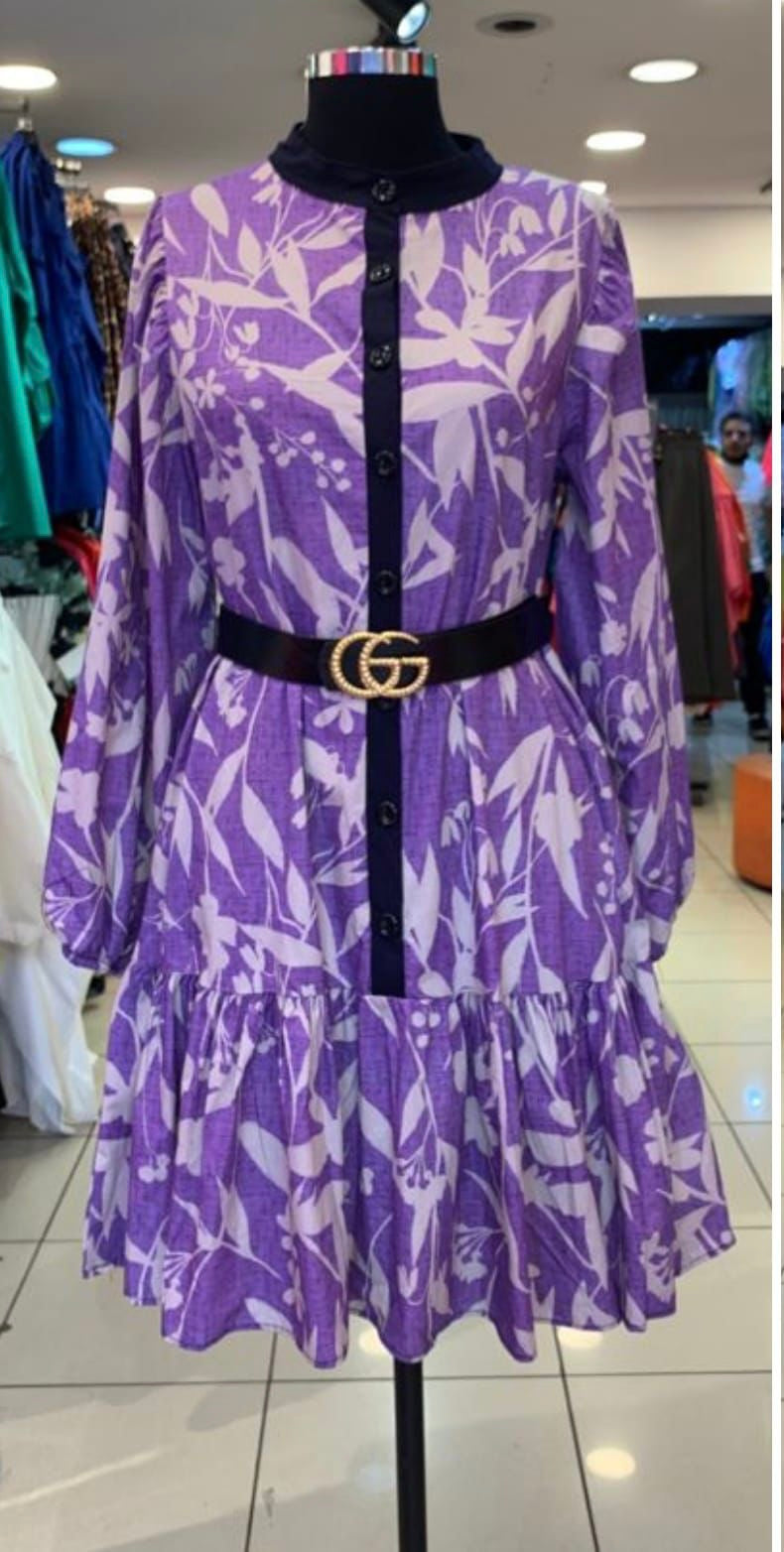 Long Sleeve Women's Summer Short Dress - Godshandfashion -