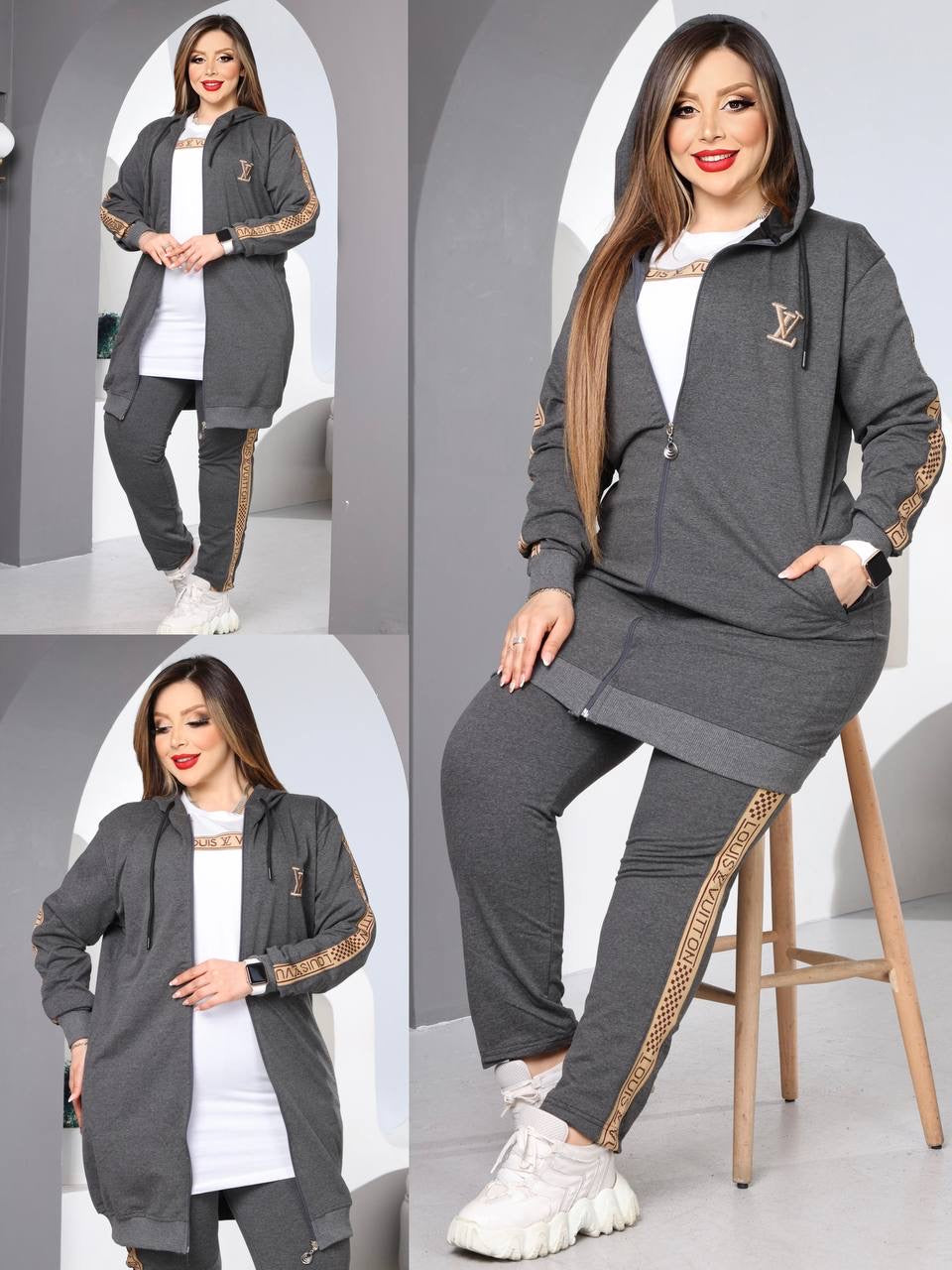 Winter Women 3pcs tracksuit