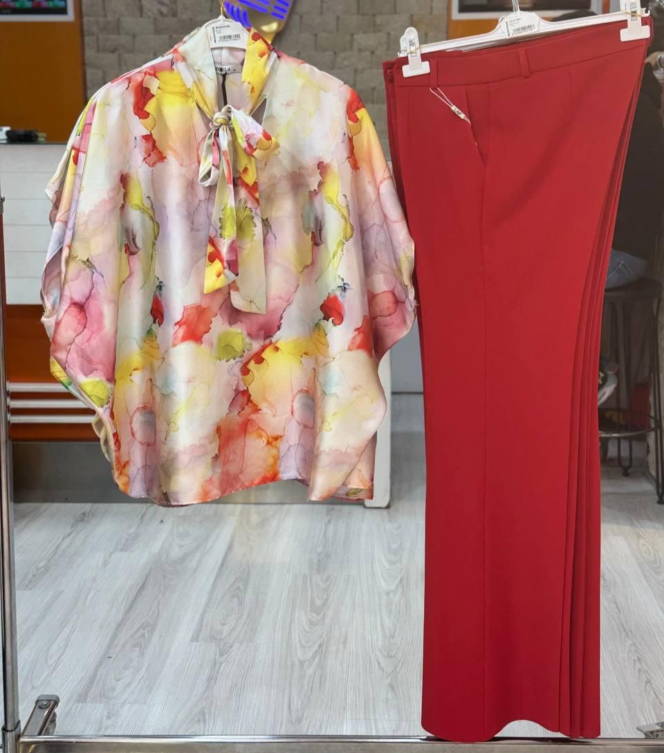 Beautiful red Pant and Blouse