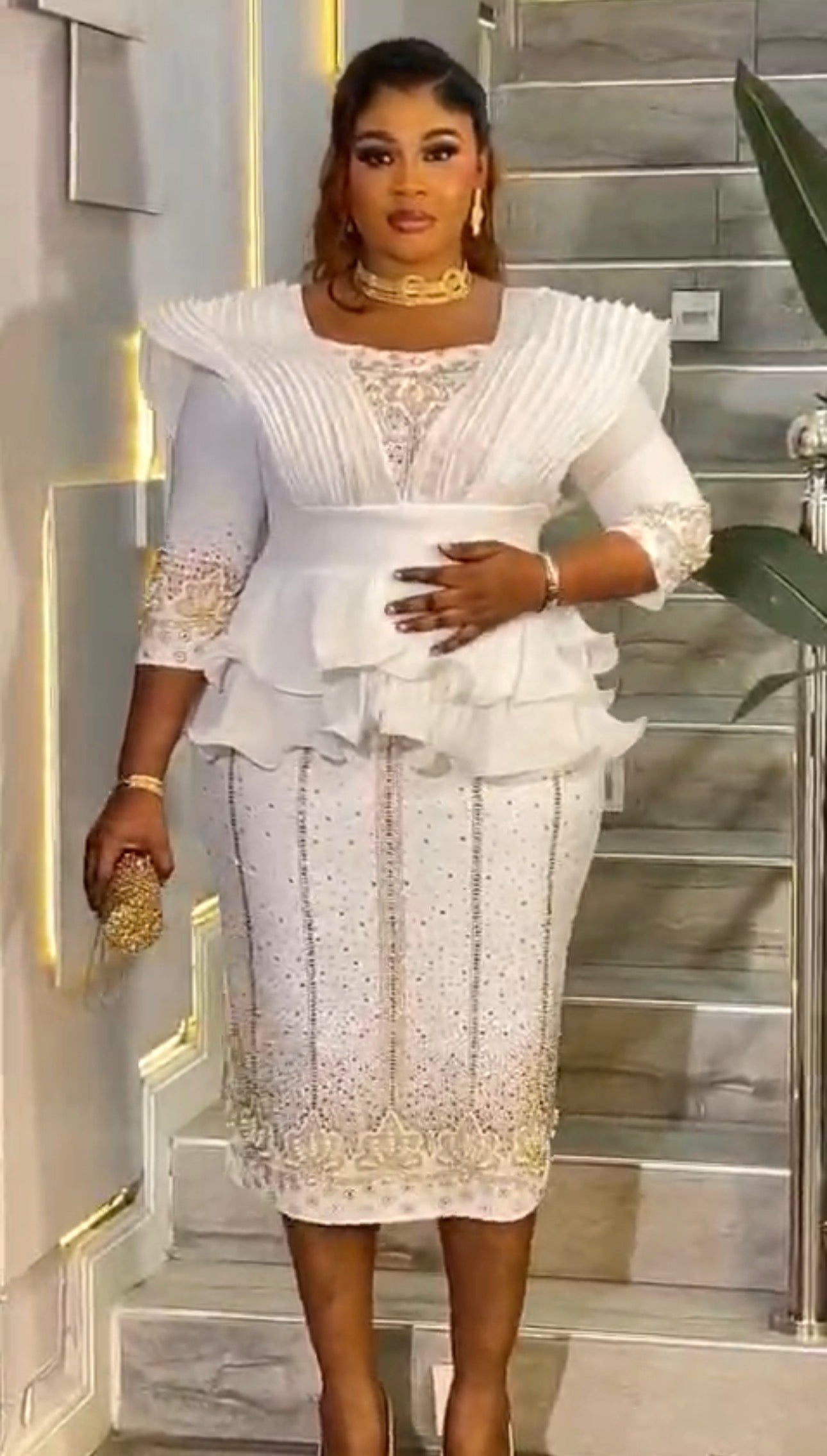 white peplum dress pakistani Bridal Peplum Dress With Sharara White Bridal Sharara Peplum Gharara Suit, Pakistani Bridal Wear