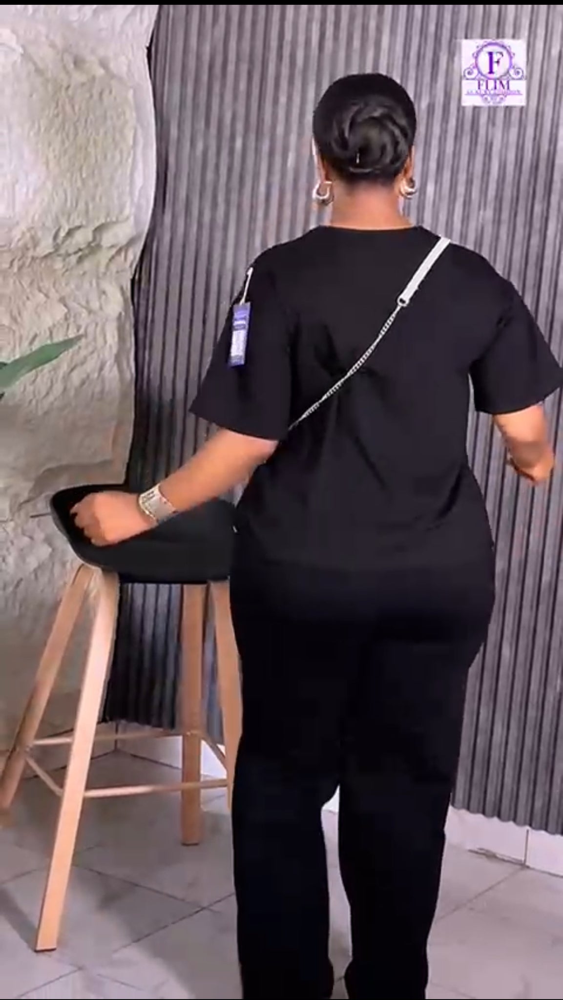 Women’s Stylish Denim Patchwork Two-Piece Set | Butterfly Appliqué Top & Pants | Godshandfashion Casual Wear