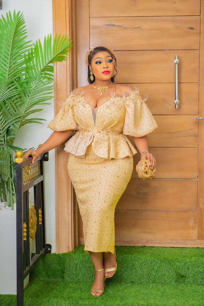 Luxury gold beaded dress – Godshandfashion