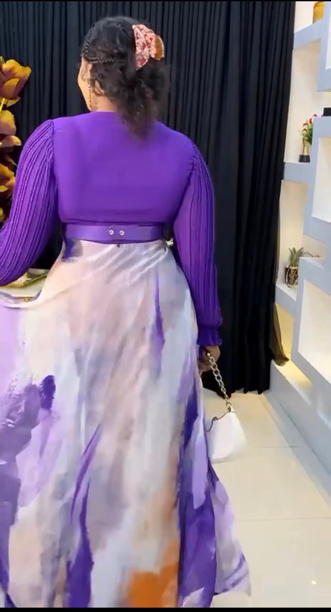 Purple gorgeous maxi dress