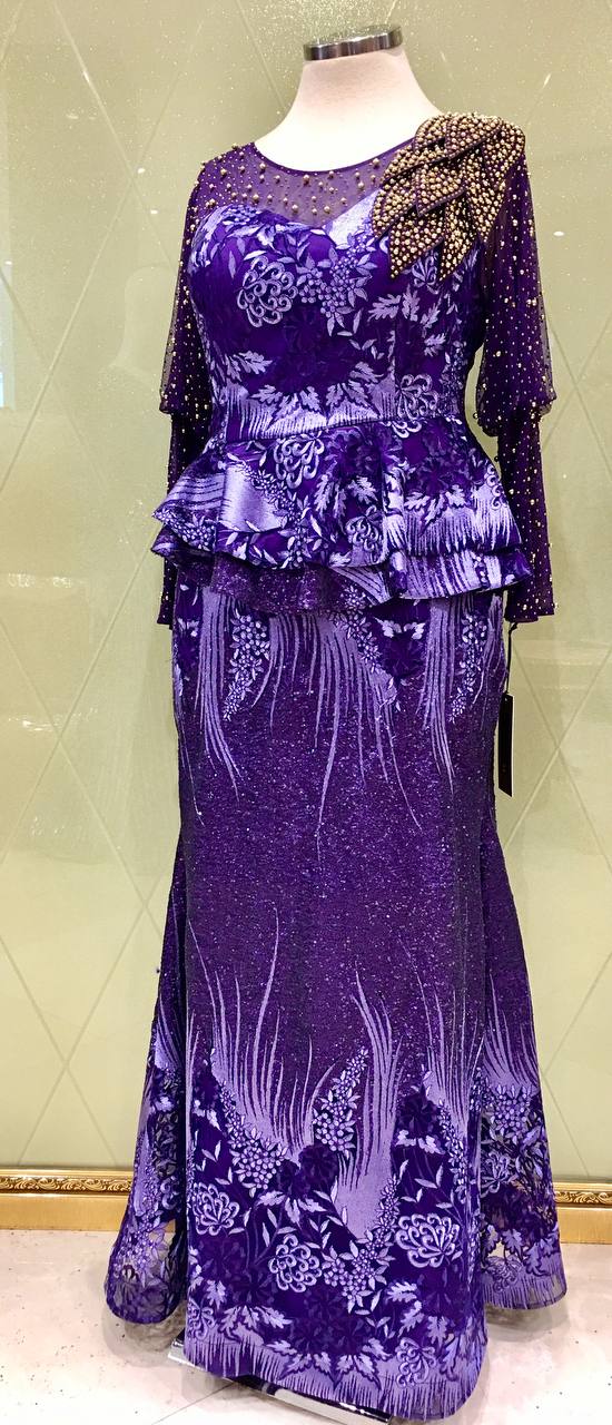 Gorgeous purple lace dress