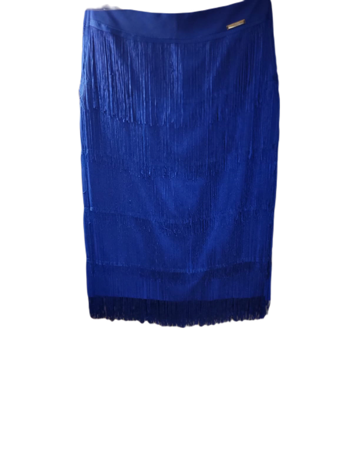 Short Bottom Ruffled Women's Skirt - Godshandfashion - 44-small / Blue