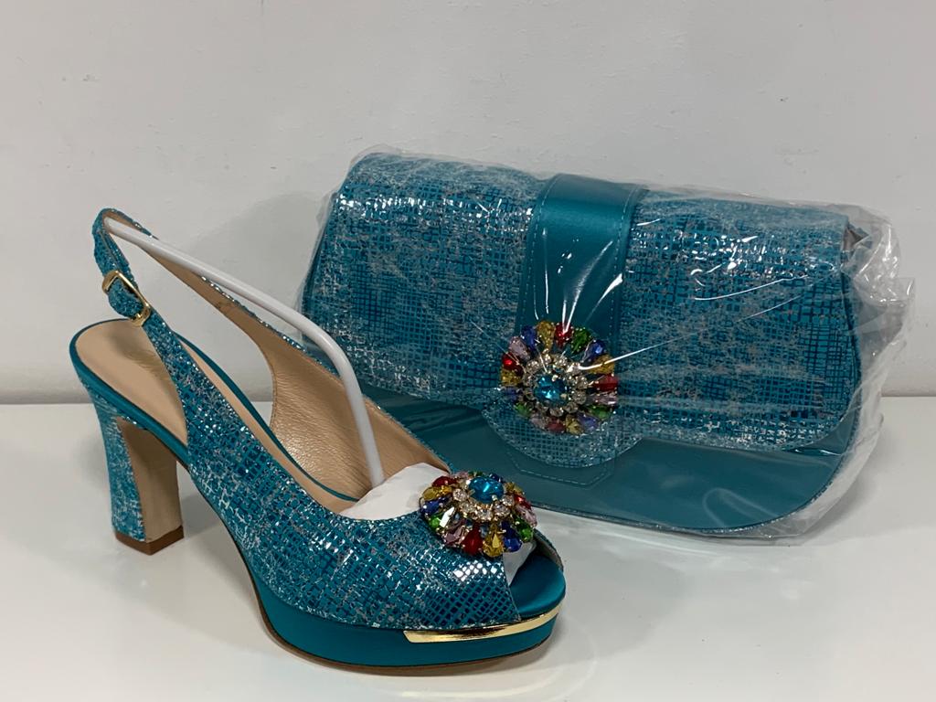 Italian shoe and bag - Godshandfashion - Turquoise 2 EUR 101/2