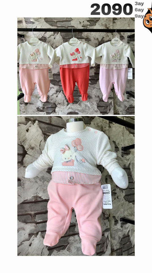 Pink Red Infant Girl Dress - Godshandfashion -