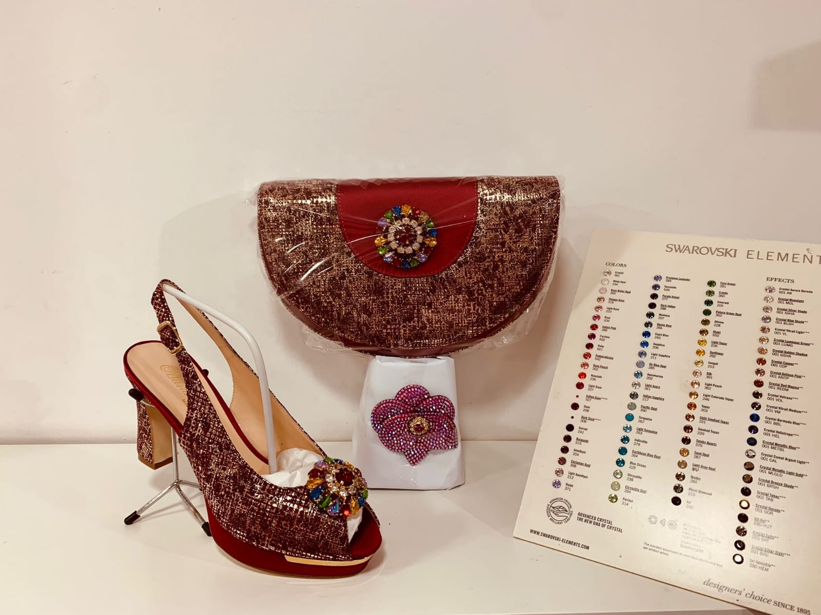 Italian shoe and bag set in usa - Godshandfashion - Red 1 EUR 40/US 10