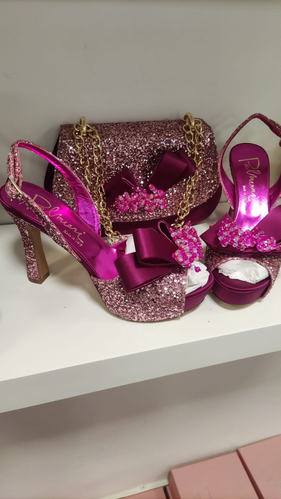 Luxury Italian Bruno shoe and bag - Godshandfashion - Pink EUR 39/US 9, bruno shoes