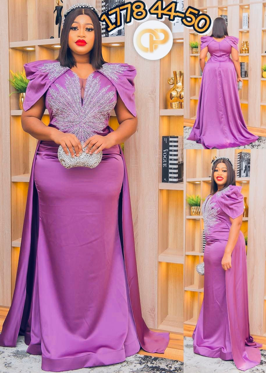 Purple Luxe Party Dress