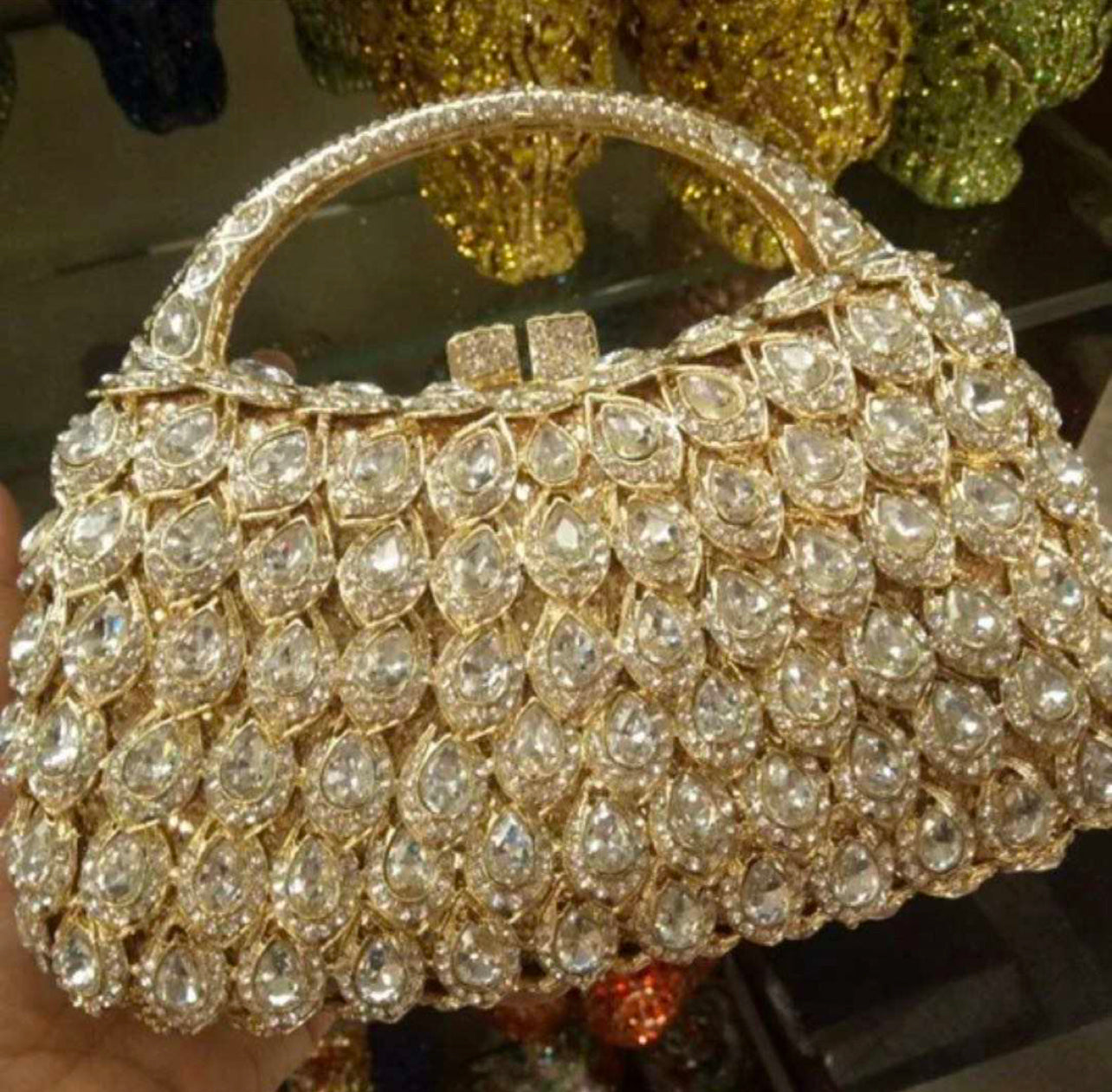 Gorgeous Rhinestone Clutch Bag for Women - Godshandfashion -