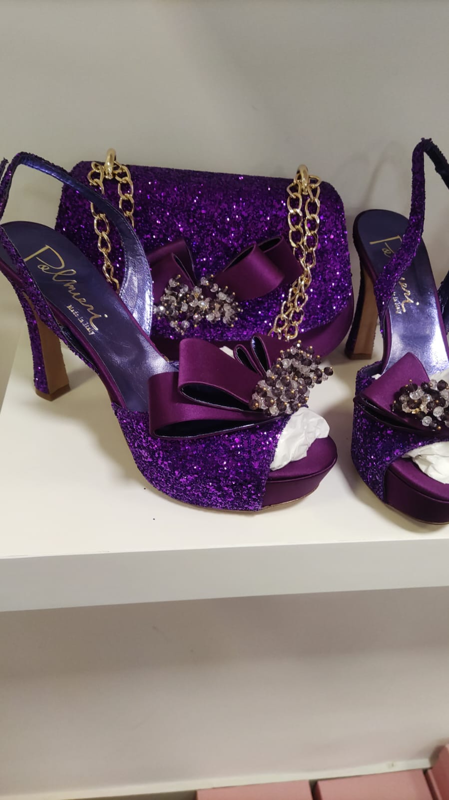 Luxury Italian Bruno shoe and bag - Godshandfashion - Purple EUR 42/US 11, bruno shoes
