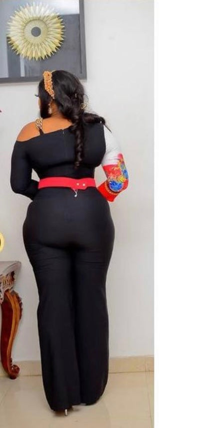 Beautiful off shoulder jumpsuit - Godshandfashion -