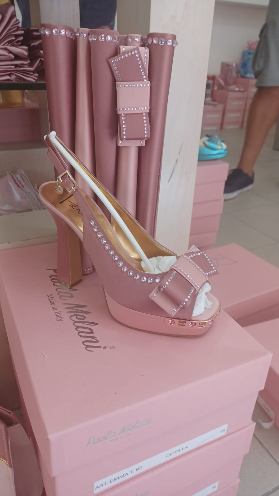 italian shoe and bag set in usa - Godshandfashion - Dusty pink1 EUR 38/US 8